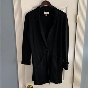 Elle black sweater jacket